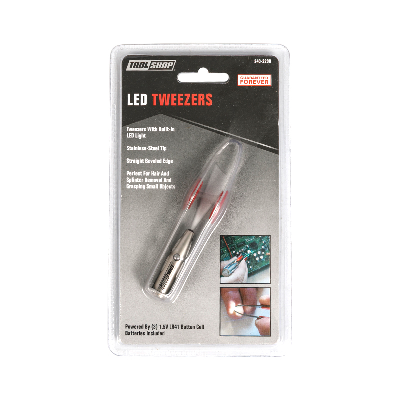 Pinzas para recortar cejas con luz LED OH-E04